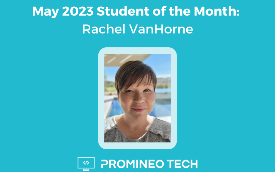 May 2023 Student of the Month: Rachel VanHorn